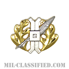 法律科章（Law Community）[カラー/海軍襟用徽章/バッジ]の画像