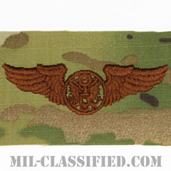 航空機搭乗員章 (下士官用エアクルー)（Air Force Enlisted Aircrew Badge）[OCP/ブラウン刺繍/パッチ]画像