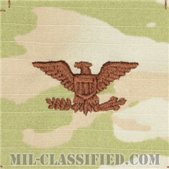 大佐（Colonel (COL)）[OCP（3C）/空軍階級章/キャップ・チェスト用/縫い付けパッチ]の画像