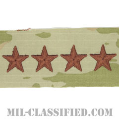 大将（General (GEN)）[OCP（3C）/空軍階級章/キャップ用レギュラーサイズ/縫い付けパッチ]の画像