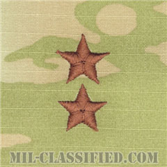 少将（Major General (MG)）[OCP（3C）/空軍階級章/チェスト用/縫い付けパッチ]の画像