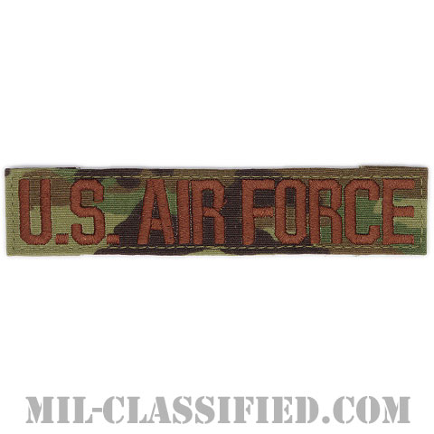 U.S.AIR FORCE [OCP（7C）/ブラウン刺繍/空軍ネームテープ/ベルクロ付パッチ]画像