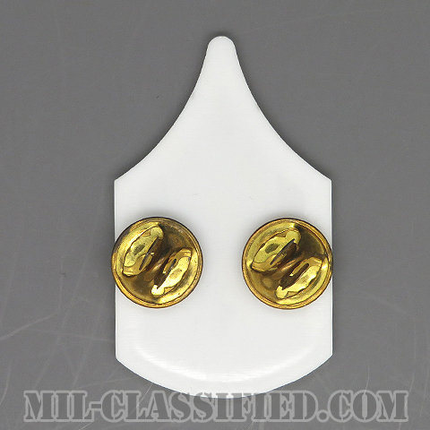 一等軍曹（Sergeant First Class (SFC)）[サブデュード（ブラックメタル）/ホワイトバックプレート付/階級章/バッジ]の画像