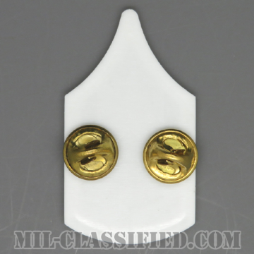 先任曹長（First Sergeant (1SG)）[サブデュード（ブラックメタル）/ホワイトバックプレート付/階級章/バッジ]の画像