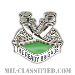 第187歩兵旅団（187th Infantry Brigade）[カラー/クレスト（Crest・DUI・DI）バッジ]の画像