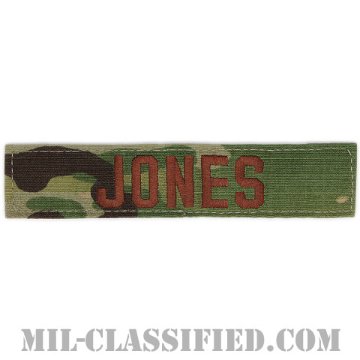 JONES [OCP（7C）/ブラウン刺繍/空軍ネームテープ/ベルクロ付パッチ]画像
