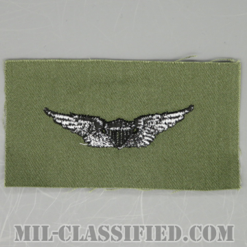 飛行士章 (ベーシック・パイロット)（Army Aviator (Pilot), Basic）[サブデュード/1960s/コットン100％/パッチ/1点物]の画像