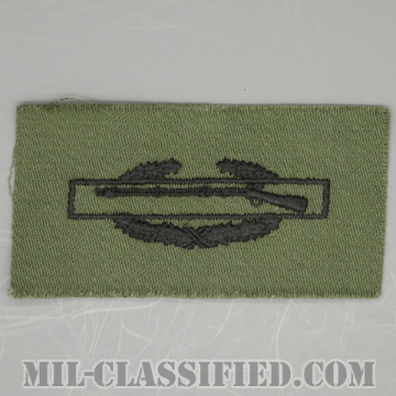 戦闘歩兵章 (ファースト)（Combat Infantryman Badge (CIB), First Award）[サブデュード/1960s/コットン100％/パッチ/1点物]の画像