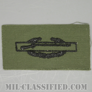 戦闘歩兵章 (ファースト)（Combat Infantryman Badge (CIB), First Award）[サブデュード/1960s/コットン100％/パッチ/1点物]の画像
