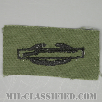 戦闘歩兵章 (ファースト)（Combat Infantryman Badge (CIB), First Award）[サブデュード/1960s/コットン100％/パッチ/1点物]の画像