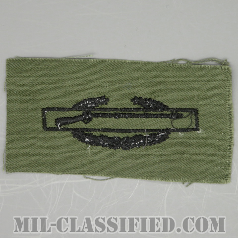 戦闘歩兵章 (ファースト)（Combat Infantryman Badge (CIB), First Award）[サブデュード/1960s/コットン100％/パッチ/1点物]の画像
