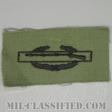 戦闘歩兵章 (ファースト)（Combat Infantryman Badge (CIB), First Award）[サブデュード/1960s/コットン100％/パッチ/1点物]の画像