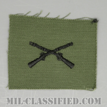 歩兵科章（Infantry Branch Insignia）[サブデュード/兵科章/1960s/コットン100％/パッチ/1点物]の画像