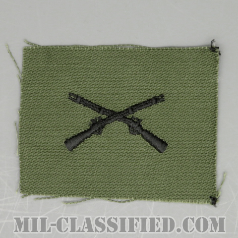 歩兵科章（Infantry Branch Insignia）[サブデュード/兵科章/1960s/コットン100％/パッチ/1点物]の画像