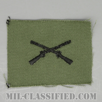 歩兵科章（Infantry Branch Insignia）[サブデュード/兵科章/1960s/コットン100％/パッチ/1点物]の画像