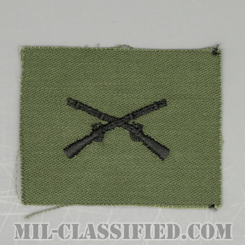歩兵科章（Infantry Branch Insignia）[サブデュード/兵科章/1960s/コットン100％/パッチ/1点物]の画像