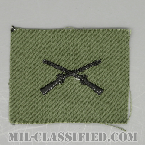 歩兵科章（Infantry Branch Insignia）[サブデュード/兵科章/1960s/コットン100％/パッチ/1点物]の画像