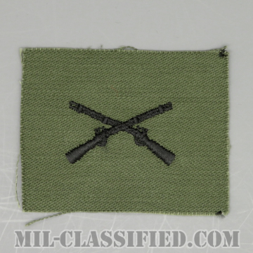 歩兵科章（Infantry Branch Insignia）[サブデュード/兵科章/1960s/コットン100％/パッチ/1点物]の画像
