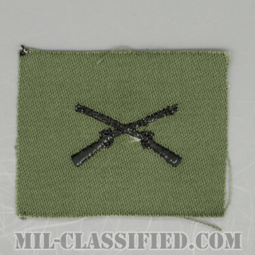 歩兵科章（Infantry Branch Insignia）[サブデュード/兵科章/1960s/コットン100％/パッチ/1点物]の画像