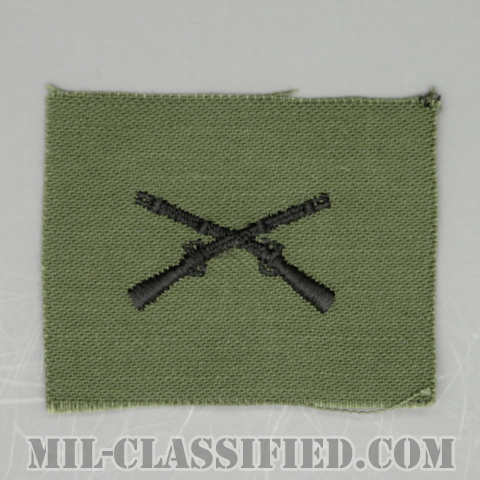 歩兵科章（Infantry Branch Insignia）[サブデュード/兵科章/1960s/コットン100％/パッチ/1点物]の画像