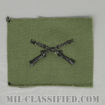 歩兵科章（Infantry Branch Insignia）[サブデュード/兵科章/1960s/コットン100％/パッチ/1点物]の画像