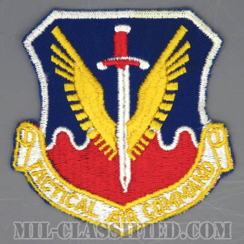 戦術航空軍団（Tactical Air Command (TAC)）[カラー/カットエッジ/パッチ/1960s/4インチ規格/1点物（B品）]の画像