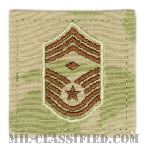 先任最上級曹長（First Sergeant (E-9)）[OCP（3C）/空軍階級章/ベルクロ付パッチ]の画像