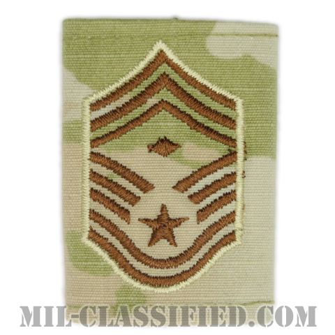 先任最上級曹長（First Sergeant (E-9)）[OCP（3C）/ゴアテックスパーカー用スライドオン空軍階級章]の画像