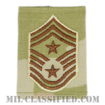 部隊先任最上級曹長（Command Chief Master Sergeant）[OCP（3C）/ゴアテックスパーカー用スライドオン空軍階級章]の画像