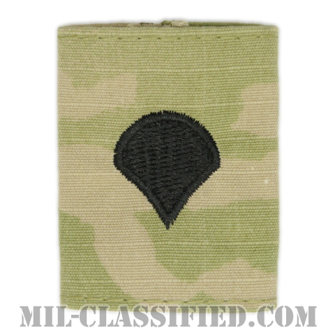 特技兵（Specialist (SPC)）[OCP（3C）/ゴアテックスパーカー用スライドオン階級章]の画像