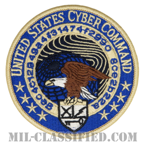 アメリカサイバー軍（Cyber Command）[カラー/メロウエッジ/ベルクロ付パッチ]の画像