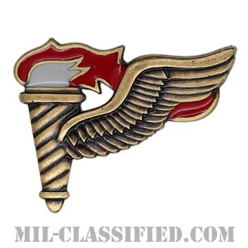 先導降下員章 (パスファインダー)（Pathfinder Badge）[カラー/燻し金/バッジ]の画像