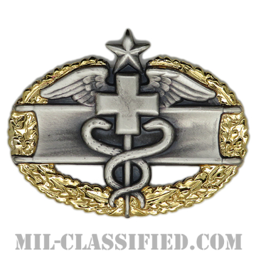 マスター戦闘医療章 (セカンド)（Master Combat Medical Badge (MCMB), Second Award）[カラー/燻し銀/バッジ]の画像