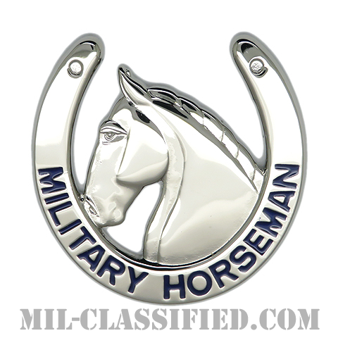 騎手章（Military Horseman Badge）[カラー/ミニサイズ/バッジ]の画像