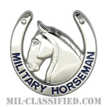 騎手章（Military Horseman Badge）[カラー/ミニサイズ/バッジ]の画像