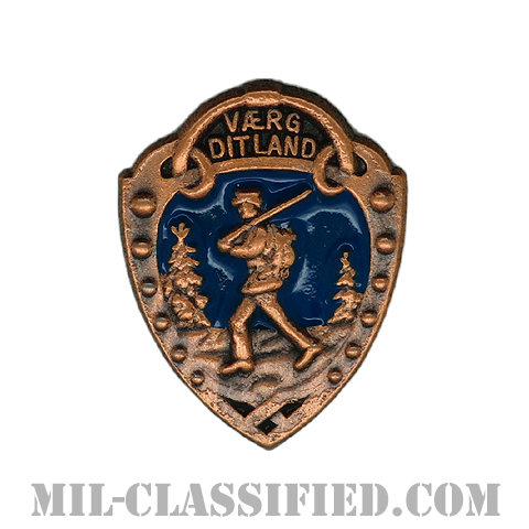 ノルウェー徒歩行進章 (ブロンズ)（Norwegian Foot March (NFM) Badge, Bronze）[カラー/バッジ]の画像