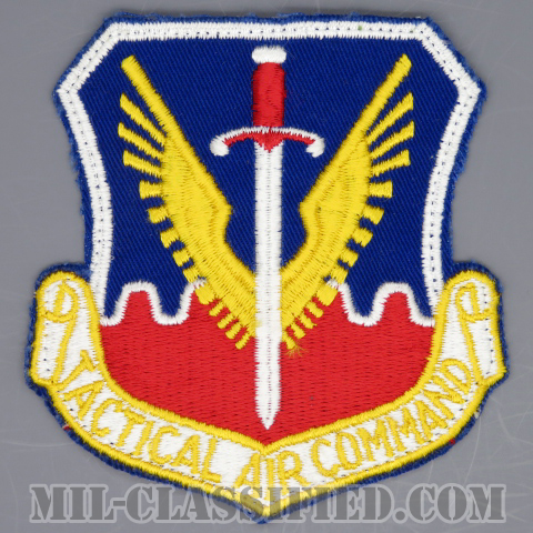 戦術航空軍団（Tactical Air Command (TAC)）[カラー/カットエッジ/パッチ/1960s/4インチ規格/中古1点物]の画像