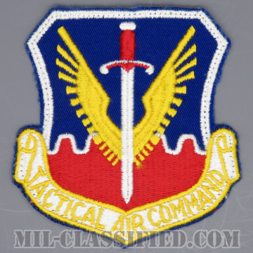 戦術航空軍団（Tactical Air Command (TAC)）[カラー/カットエッジ/パッチ/1960s/4インチ規格/中古1点物]の画像