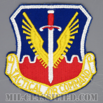 戦術航空軍団（Tactical Air Command (TAC)）[カラー/カットエッジ/パッチ/1960s/4インチ規格/中古1点物]の画像