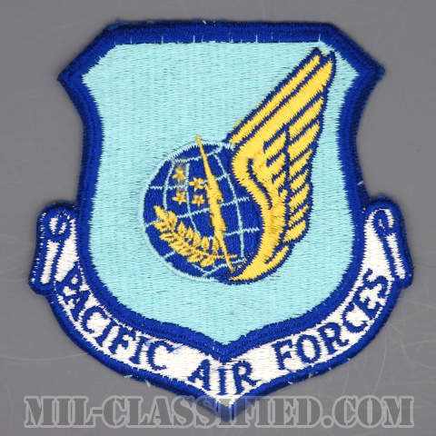 太平洋空軍（Pacific Air Forces）[カラー/カットエッジ/パッチ/1960s/4インチ規格/1点物]の画像