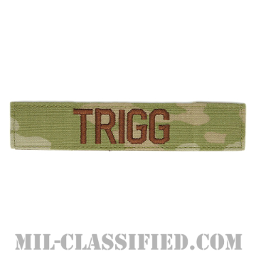 TRIGG [OCP（3C）/ブラウン刺繍/空軍ネームテープ/ベルクロ付パッチ]の画像