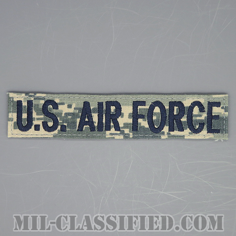 U.S.AIR FORCE [ABU（リップストップ）/ブルー刺繍/空軍ネームテープ/ベルクロ付パッチ]の画像