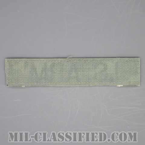 U.S.ARMY [UCP（ACU）/ブラック刺繍/ネームテープ/ベルクロ付パッチ/中古1点物]の画像