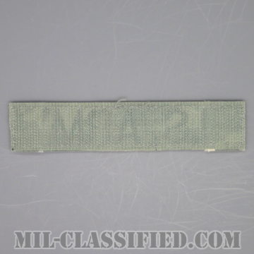U.S.ARMY [UCP（ACU）/ブラック刺繍/ネームテープ/ベルクロ付パッチ/中古1点物]の画像