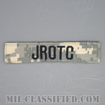 JROTC [UCP（ACU）/ブラック刺繍/ネームテープ/ベルクロ付パッチ/中古1点物]の画像