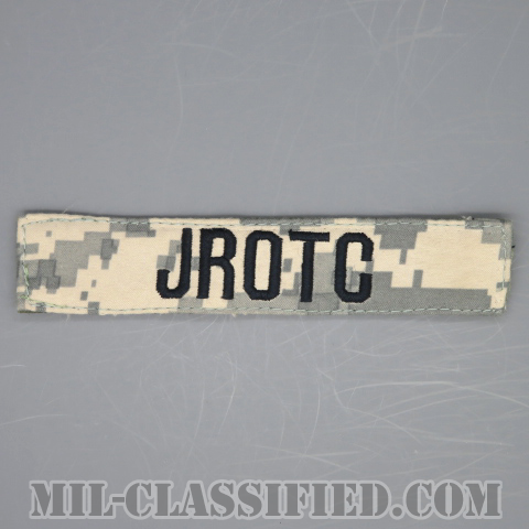 JROTC [UCP（ACU）/ブラック刺繍/ネームテープ/ベルクロ付パッチ/中古1点物]の画像