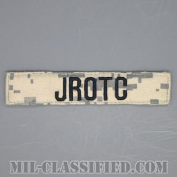 JROTC [UCP（ACU）/ブラック刺繍/ネームテープ/ベルクロ付パッチ/中古1点物]の画像