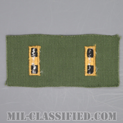 准尉（Warrant Officer 1 (WO1)）[サブデュード/階級章（1956-1972）/コットン100％/パッチ/ペア（2枚1組）/1点物]の画像