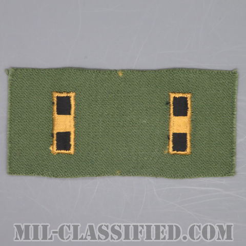 准尉（Warrant Officer 1 (WO1)）[サブデュード/階級章（1956-1972）/コットン100％/パッチ/ペア（2枚1組）/1点物]の画像