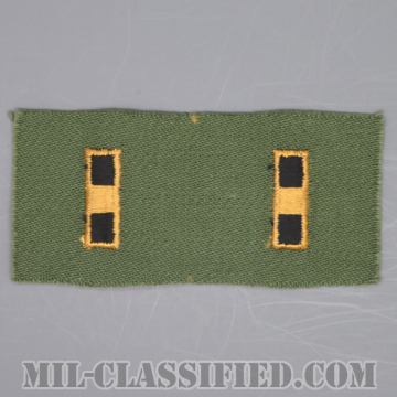 准尉（Warrant Officer 1 (WO1)）[サブデュード/階級章（1956-1972）/コットン100％/パッチ/ペア（2枚1組）/1点物]の画像